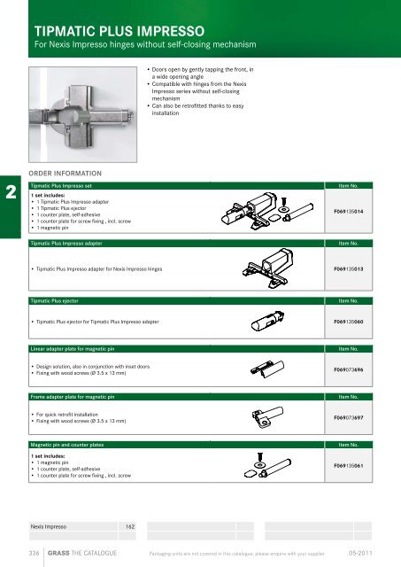 Grass Katalog EN 2012