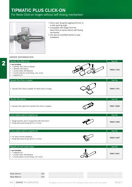 Grass Katalog EN 2012