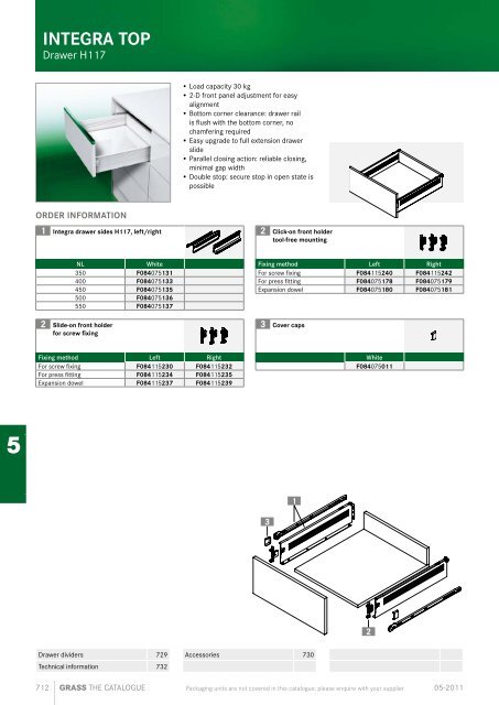 Grass Katalog EN 2012