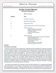 Quality Control Manual - Nanmac