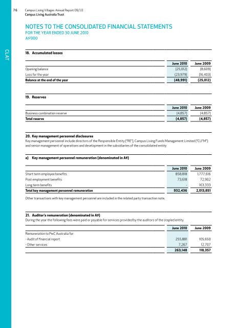 Annual Report - Campus Living Villages