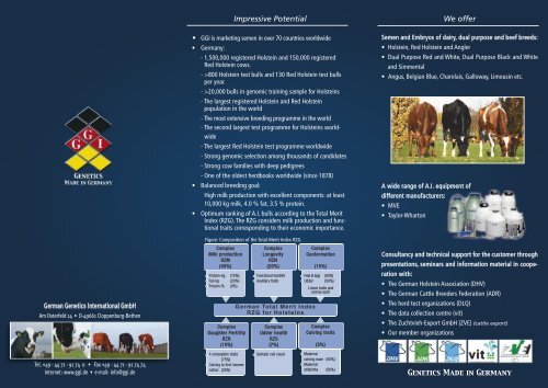 We offer - GGI German Genetics International GmbH