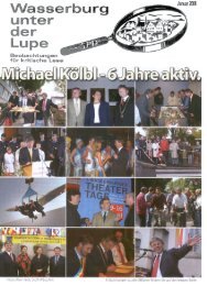 Lupe, Januar 2008, Michael Kölbl - 6 Jahre aktiv. - SPD-Wasserburg