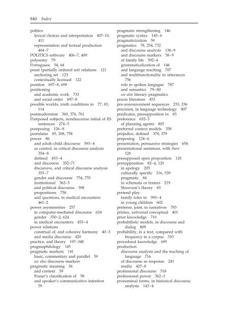 The Handbook of Discourse Analysis