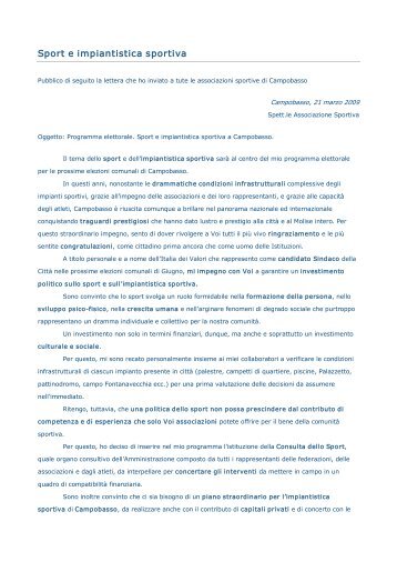 Sport e impiantistica sportiva - Massimo Romano