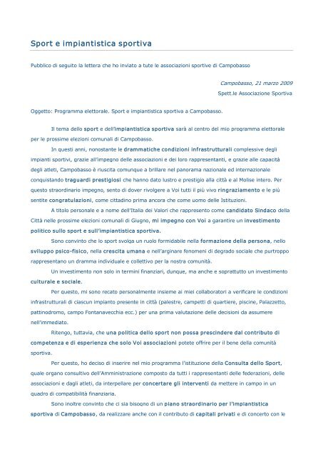 Sport e impiantistica sportiva - Massimo Romano