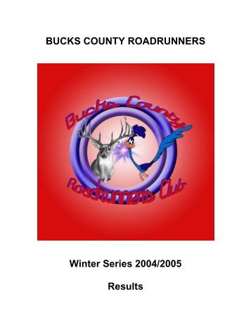 2004/2005 Results - Bucks County Road Runners