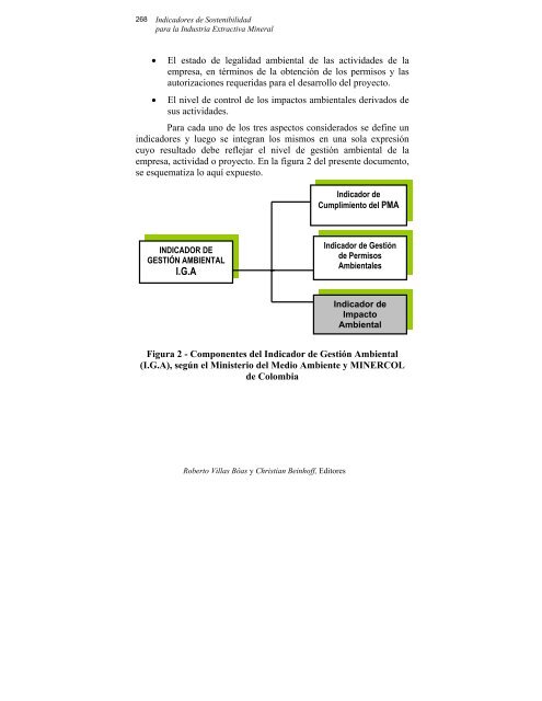 indicadores de sustentabilidad para la industria minera