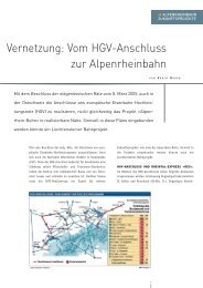 Vom HGV-Anschluss zur Alpenrheinbahn - Bodensee-S-Bahn