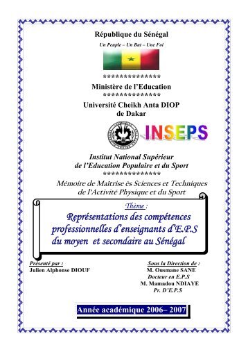 ReprÃ©sentations des compÃ©tences professionnelles d ... - BEEP