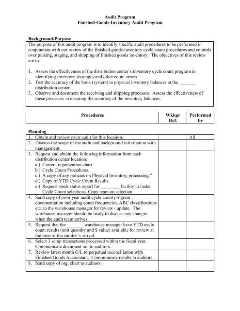 Inventory Cycle Count Template from img.yumpu.com