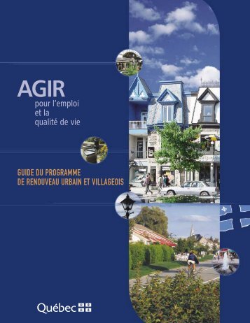 Guide du programme de renouveau urbain et villageois - Affaires ...