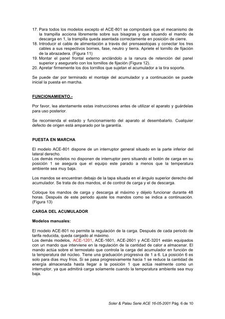 Manual de usuario ACE_801-3201 - Soler & Palau