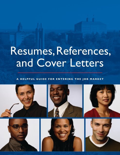 Resumes, References, and Cover Letters - School of Business - The ...
