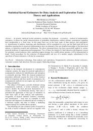 Statistical Kernel Estimators for Data Analysis and ... - ResearchGate