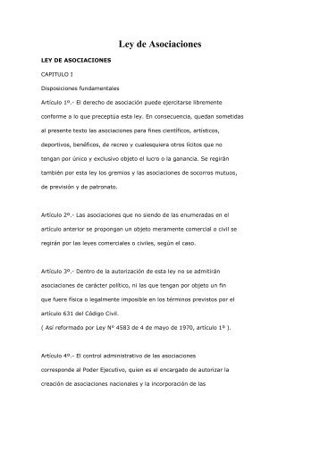 Ley de asociaciones.pdf - Tribunal Registral Administrativo de Costa ...