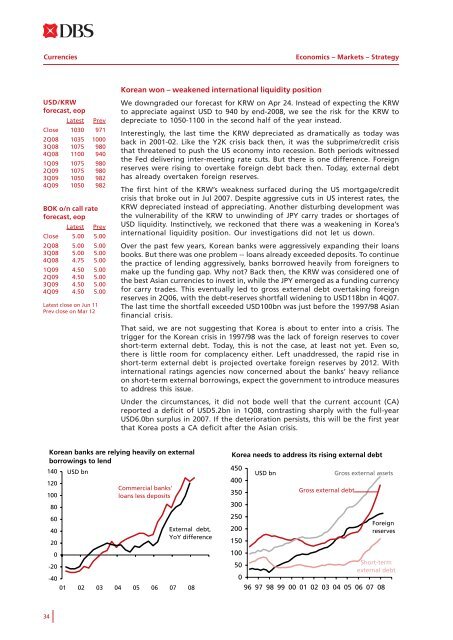 Economics Markets Strategy - the DBS Vickers Securities Equities ...