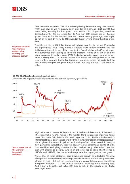 Economics Markets Strategy - the DBS Vickers Securities Equities ...