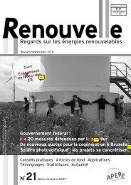 Regards sur les Ã©nergies renouvelables - APERe