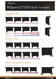 Radiator valve datasheet - RIOpanel