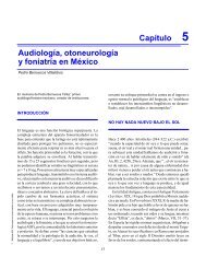 Capítulo 5 Audiología, otoneurología y foniatría en México - Inicio