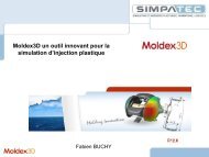 moldex3d un outil innovant pour la simulation d'injection plastique