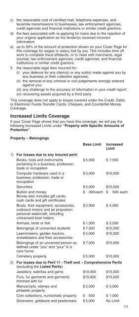 Tenant/Condominium Unit Owner's policy - SGI Canada