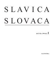 ÄŒÃslo 2 - SlavistickÃ½ Ãºstav JÃ¡na Stanislava SAV