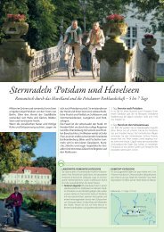 Sternradeln Potsdam und Havelseen - Die Landpartie Radeln und ...