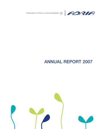 ANNUAL REPORT 2007 - Adria Airways