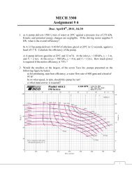 MECH 3300 Assignment # 6