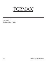 ColorMax 7 Digital Color Printer - Formax