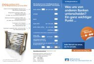 Flyer zum Download - Raiffeisenbank Taufkirchen-Oberneukirchen eG