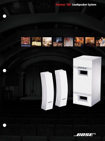 Panaray 502A Loudspeaker System - Bose