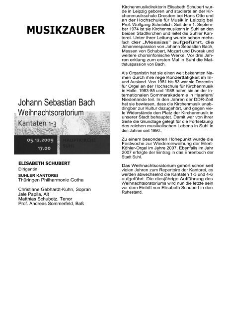 Johann Sebastian Bach - Henneberger Land