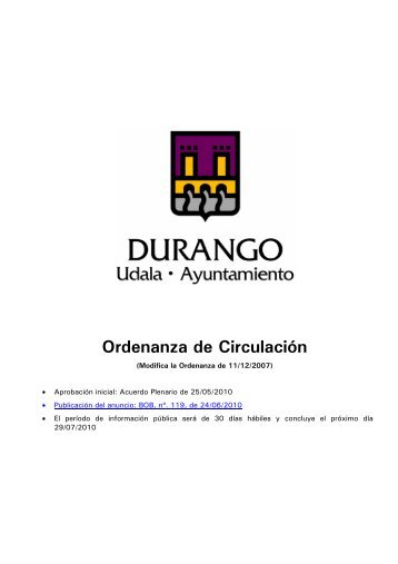 Ordenanza de CirculaciÃ³n