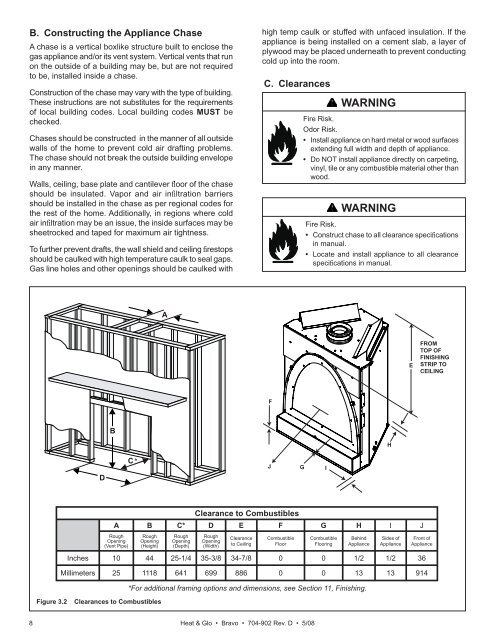 BRAVO Install Manual - At Andiron Fireplace Shop