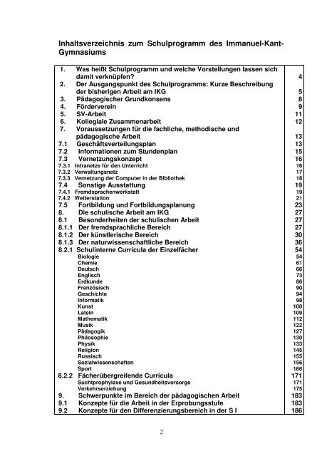 mÃ¶glicher âRegelkreisâ der IKG-Entwicklung - Immanuel-Kant ...