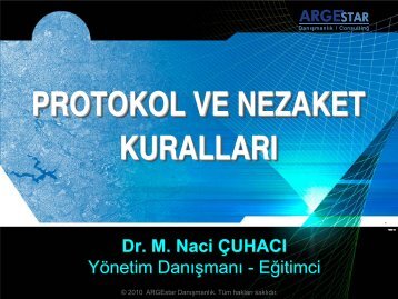 Protokol ve Nezaket Kuralları