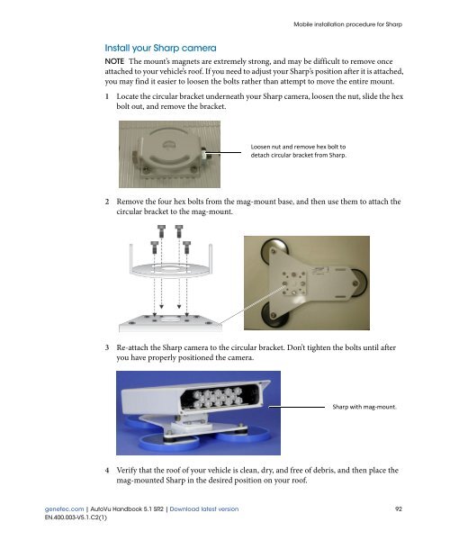 AutoVu Handbook 5.1 SR2 - Genetec