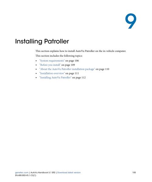 AutoVu Handbook 5.1 SR2 - Genetec