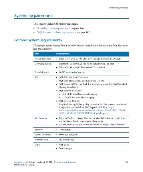 AutoVu Handbook 5.1 SR2 - Genetec