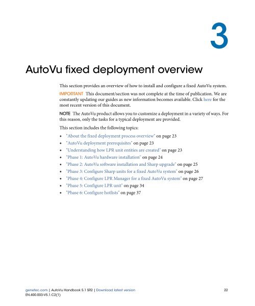 AutoVu Handbook 5.1 SR2 - Genetec