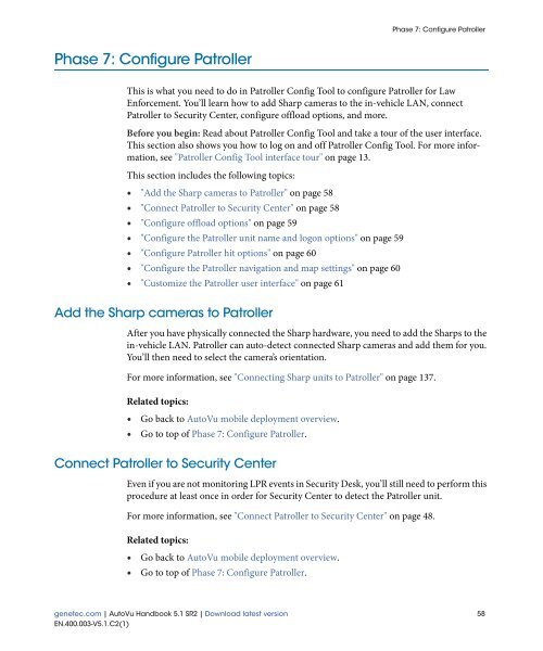 AutoVu Handbook 5.1 SR2 - Genetec