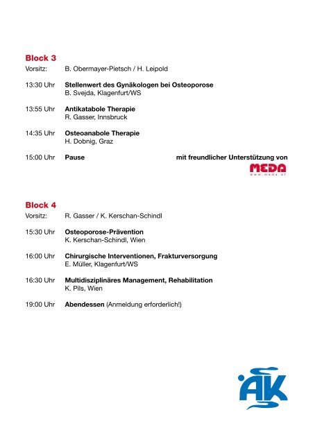 Osteoporoseseminar 2013 - Ãsterreichische Gesellschaft fÃ¼r ...