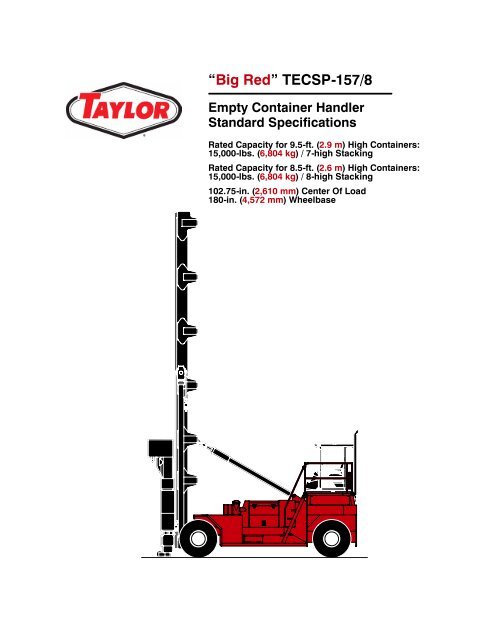 “Big Red” TECSP-157/8 - Taylor Machine Works