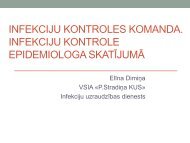 infekciju kontroles komanda. infekciju kontrole ... - Sterivita.lv