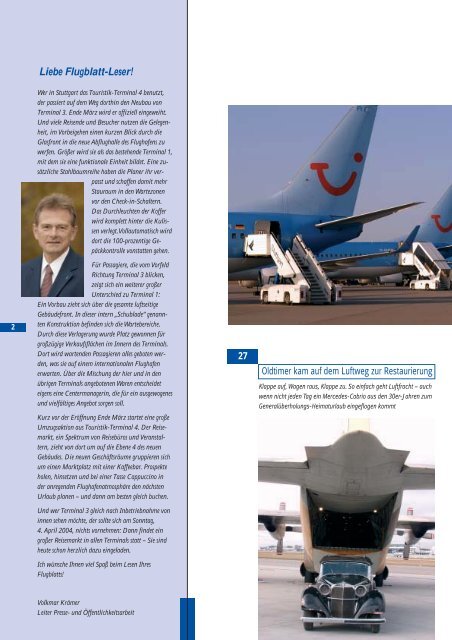 Download Flugblatt 1/04 - Flughafen Stuttgart