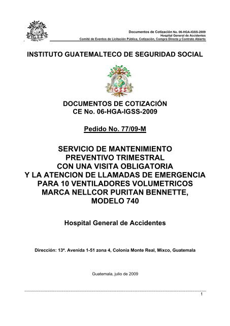 servicio de mantenimiento preventivo trimestral con una visita ...