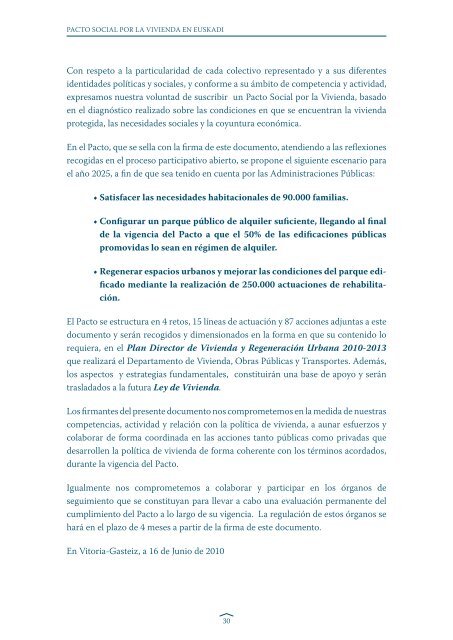 Etxebizitzaren aldeko Itun Soziala. - es=Vivienda, Obras Públicas y ...